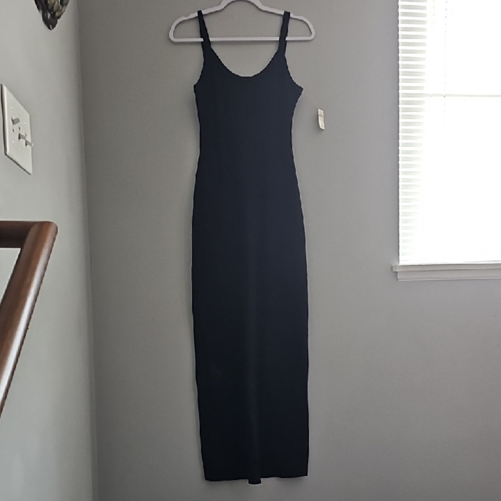 aerie Black Maxi Tank Dress
